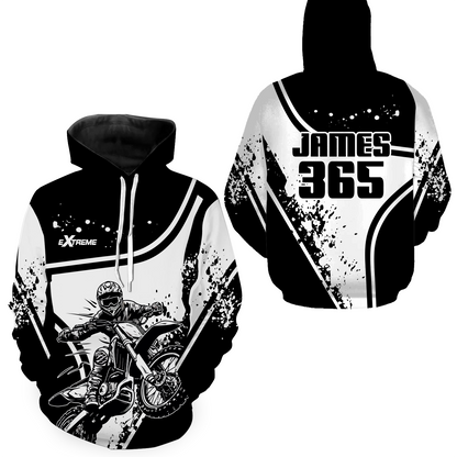 Personalized Motocross Hoodie Dirt Bike Racing Hoodie Men Women MH123