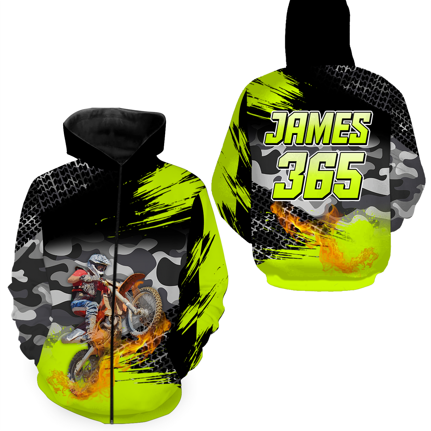 Motocross Racing Hoodie Jersey For Men Women Motorcycle Dirt Bike Hoodie Zip MH93