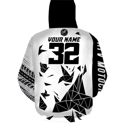 Personalized ATV Motocross Hoodie Quad ATV Racing Hoodie for Adult Men Women MHATV01