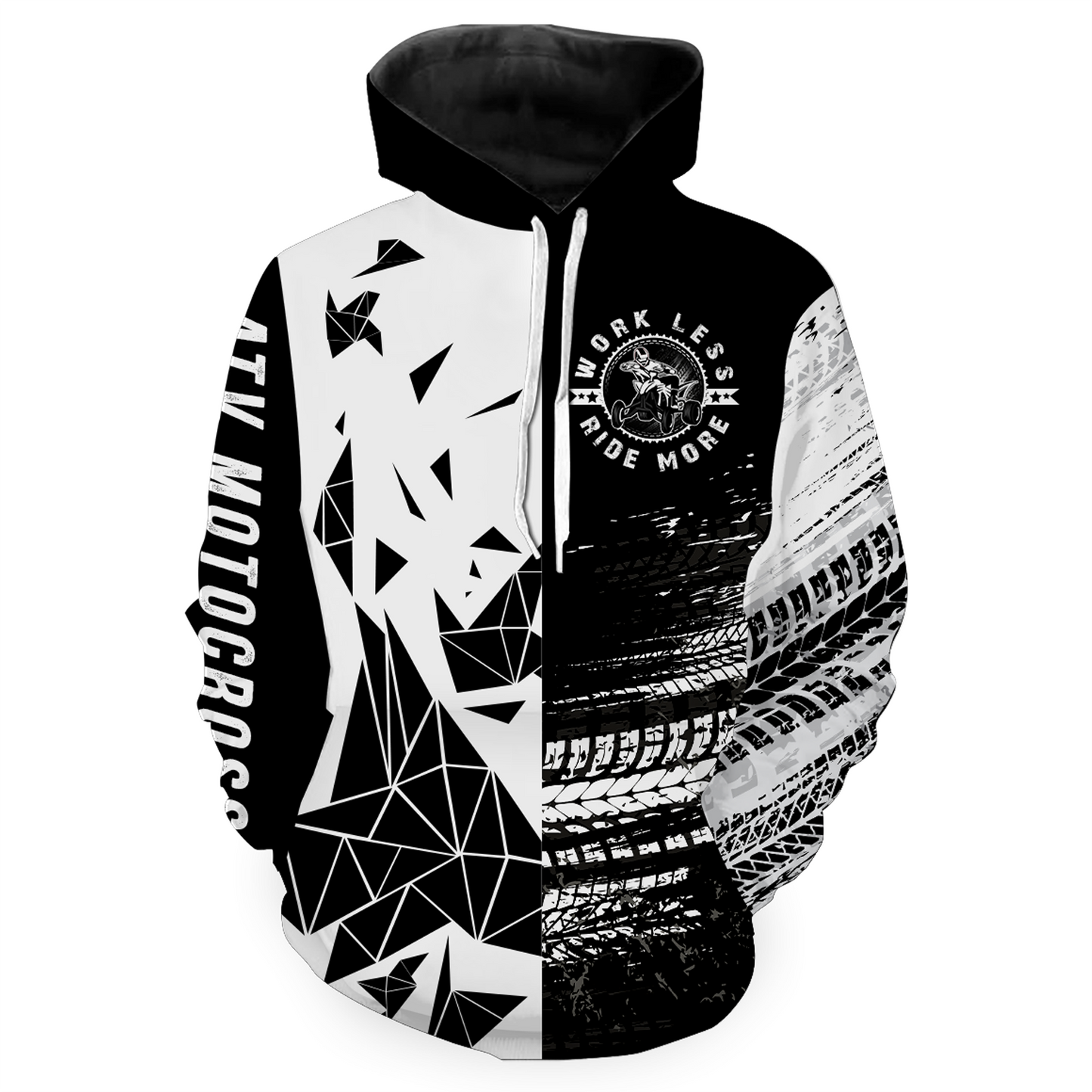 Personalized ATV Motocross Hoodie Quad ATV Racing Hoodie for Adult Men Women MHATV01