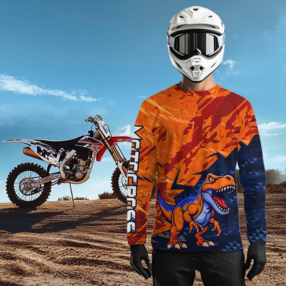 Dinosaur Motocross Jersey Custom Dirt Bike Jersey Men Kid Women Motorcycle Shirt XM381