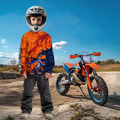 Dinosaur Motocross Jersey Custom Dirt Bike Jersey Men Kid Women Motorcycle Shirt XM381