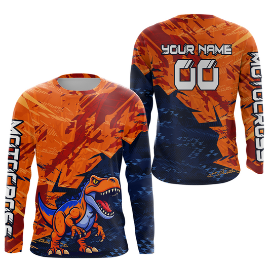 Dinosaur Motocross Jersey Custom Dirt Bike Jersey Men Kid Women Motorcycle Shirt XM381