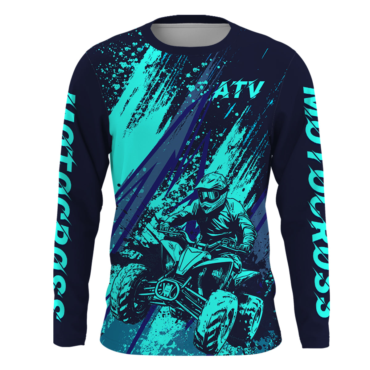 ATV Motocross Racing Jersey UPF30+ Kid Men Women Quad Bike Shirt ATV Off-Road Jersey MX64