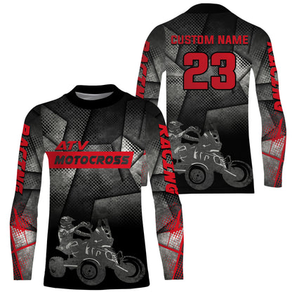 ATV Motocross Racing Jersey UPF30+ ATV Quad Bike Riding Jersey For Men Women Kid MX36