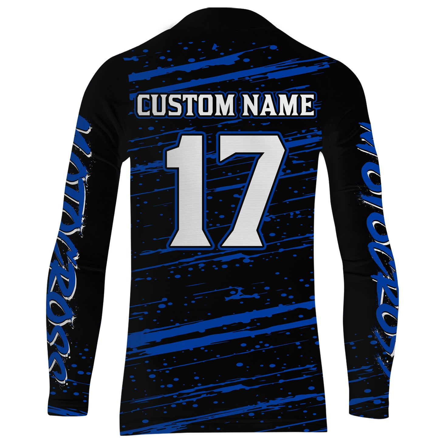 Motocross Racing Jersey Blue Upf30+ Dirt Bike Off-road MX Shirt Men Kid Women XM186