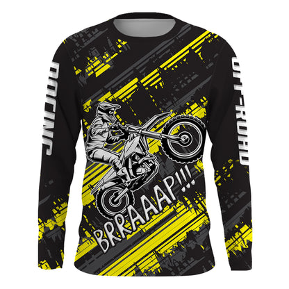 Motocross Racing Jersey Men Kid UPF30+ Dirt Bike Motorcycle Riding Off-Road Racing Jersey XM224
