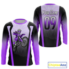 Load image into Gallery viewer, Girl Motocross Shirts Kid Adult Pink Motocross MX Off-Road Motocycle Shirt UPF30+ DNT66