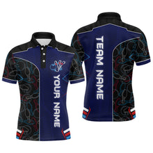 Load image into Gallery viewer, Bowling Jersey for Men Personalized Bowling Gifts for Men Bowling Team Shirts with Name Polo &amp; 1/4 Zip HNT29