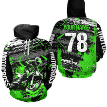 Load image into Gallery viewer, Custom Youth Motocross Hoodie Sweatshirts Dirt Bike Hoodies for Kid Adult Motorcycle Hoodie HOT14