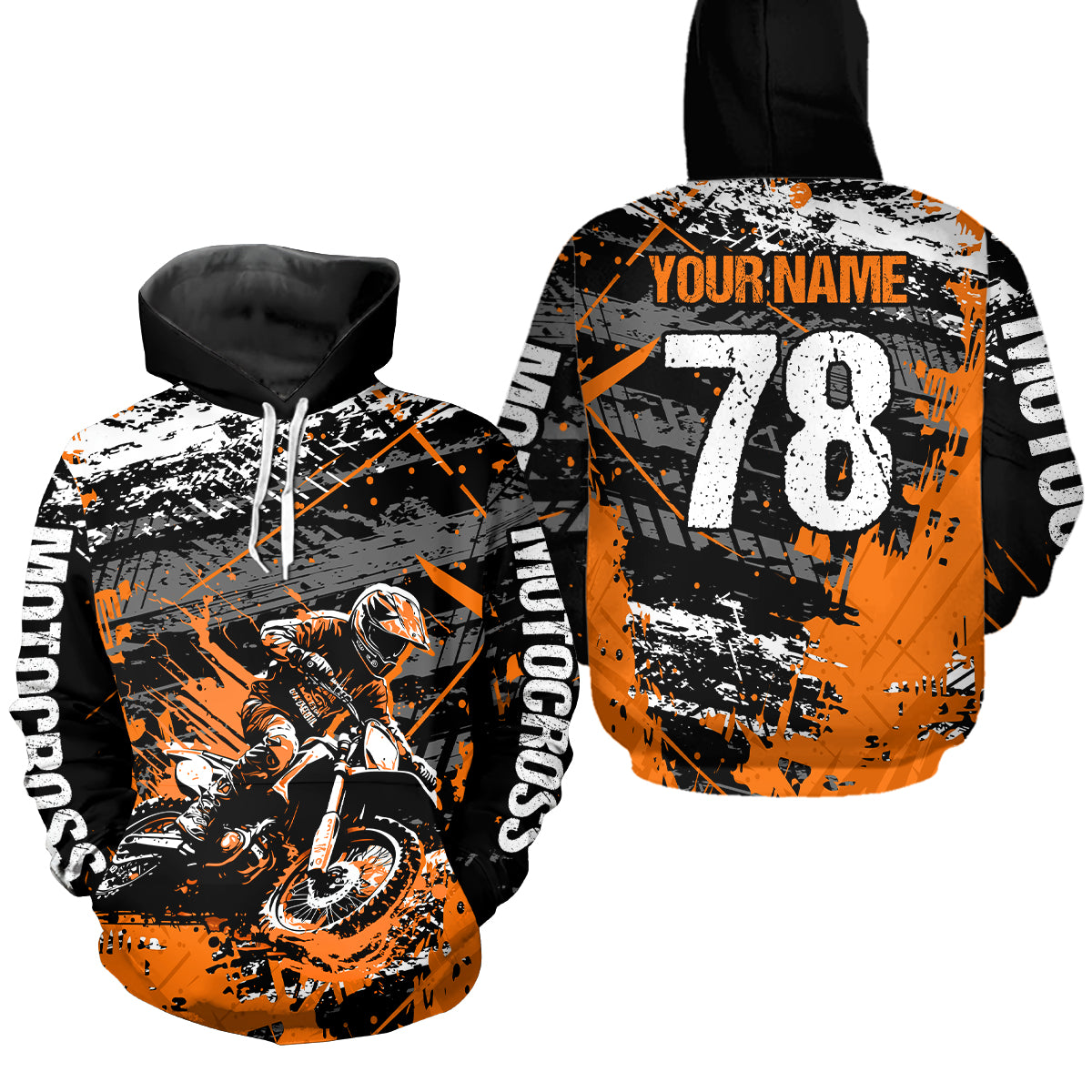Custom Youth Motocross Hoodie Sweatshirts Dirt Bike Hoodies for Kid Adult Motorcycle Hoodie HOT14