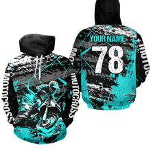 Load image into Gallery viewer, Custom Youth Motocross Hoodie Sweatshirts Dirt Bike Hoodies for Kid Adult Motorcycle Hoodie HOT14