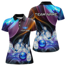 Load image into Gallery viewer, Custom Galaxy Bowling Jersey for Women Bowling Team Shirts Bowling Uniform Polo &amp; 1/4 Zip  HNT157