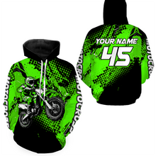 Load image into Gallery viewer, Personalized Motocross Hoodie Jersey Dirt Bike Off Road Hoodie Shirt for KId Men Women HOT02