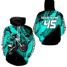 Load image into Gallery viewer, Personalized Motocross Hoodie Jersey Dirt Bike Off Road Hoodie Shirt for KId Men Women HOT02