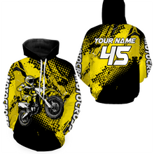 Load image into Gallery viewer, Personalized Motocross Hoodie Jersey Dirt Bike Off Road Hoodie Shirt for KId Men Women HOT02