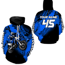 Load image into Gallery viewer, Personalized Motocross Hoodie Jersey Dirt Bike Off Road Hoodie Shirt for KId Men Women HOT02