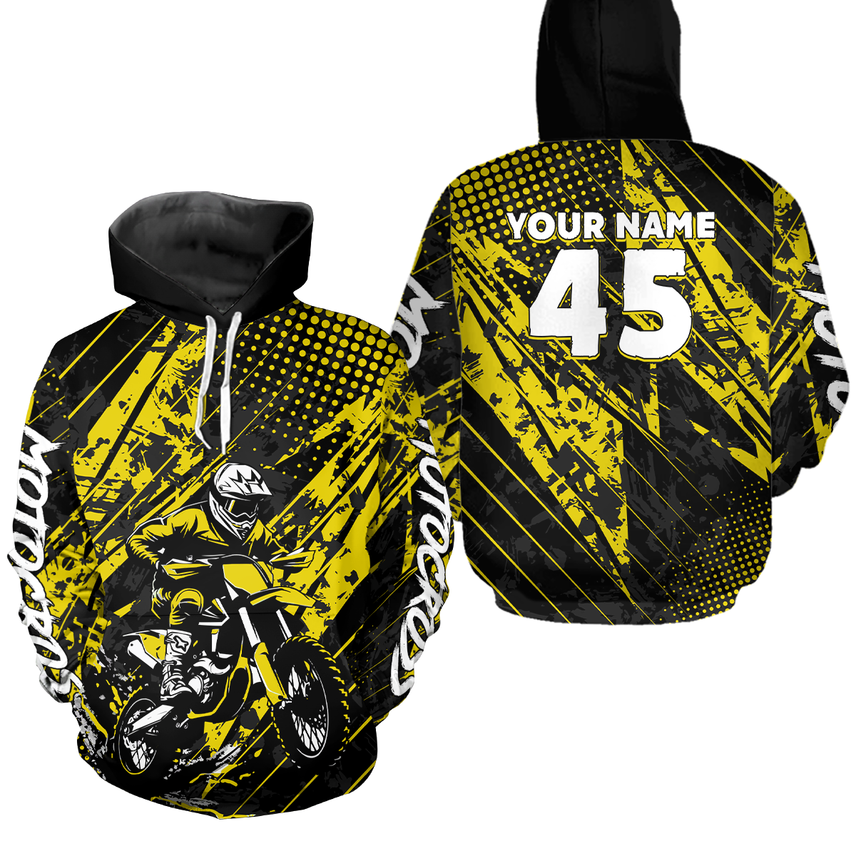 Custom Motocross Hoodie Custom Dirt Bike Hoodie Motocross Sweatshirts for Kid Adult HOT13