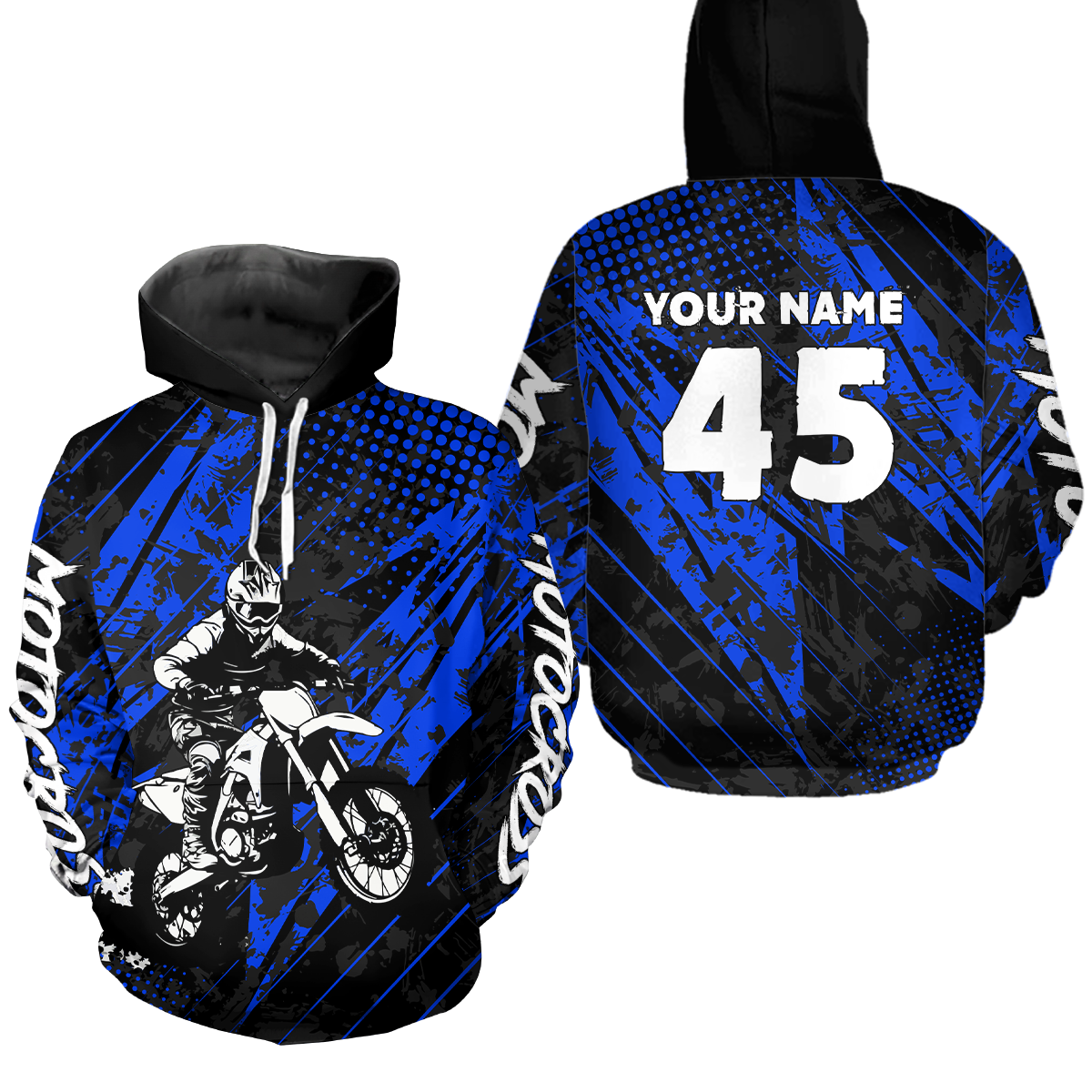 Custom Youth Motocross Hoodie Racing Hooded Jersey Dirt Bike Hoodie Sweatshirts for Kid Men Women HOT12