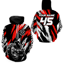 Load image into Gallery viewer, Custom Dirt Bike Motocross Hoodie Shirt for Kid Men Women Motocross Hoodie Jersey HOT03