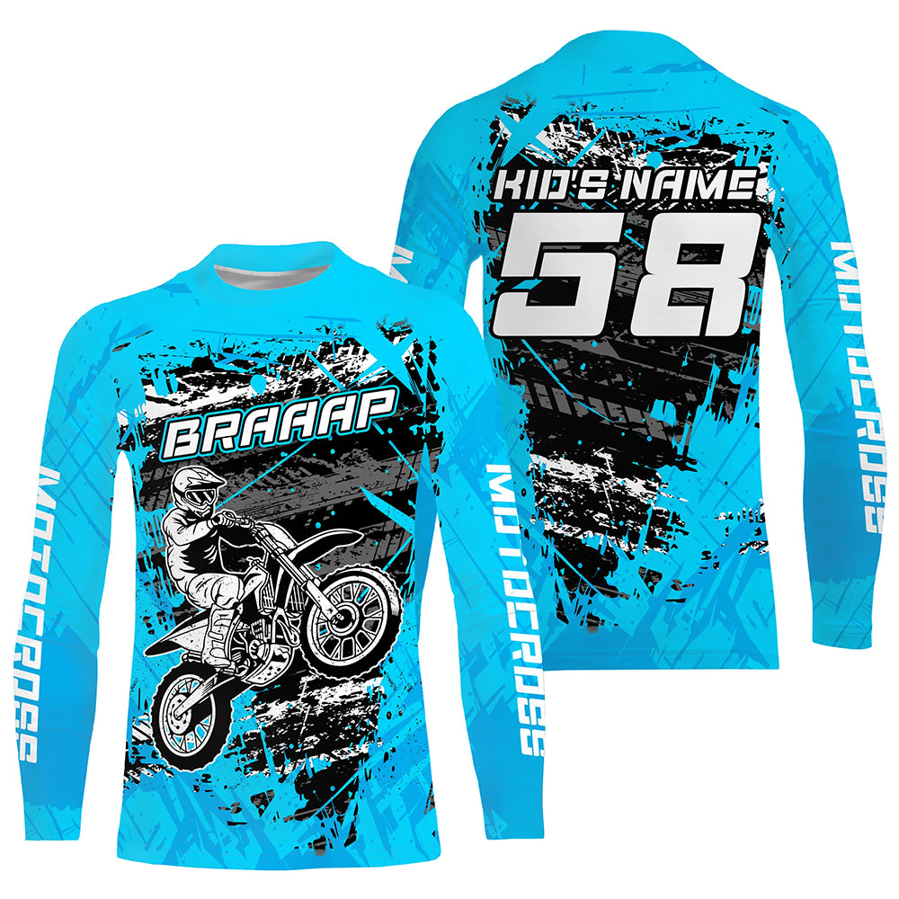Custom Dirt Bike Jersey Motocross Jersey Upf30+ Mens Women Motocross Shirt| CTP21