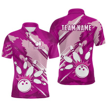Load image into Gallery viewer, Bowling Jersey Men And Women Custom Bowling Shirts Unisex Polo Bowling Team Shirt CP14