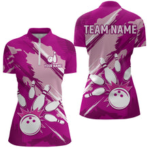 Load image into Gallery viewer, Bowling Jersey Men And Women Custom Bowling Shirts Unisex Polo Bowling Team Shirt CP14