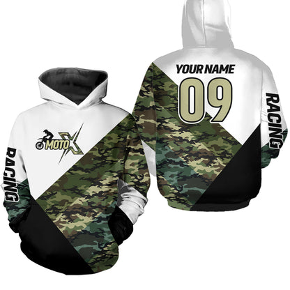 Custom Dirt Bike Jersey Camo Motocross Jersey Upf30+ Mens Women Racing Shirt| CTP26