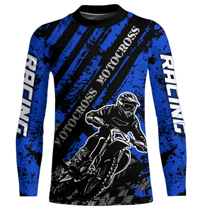 Motocross Jersey Upf30+ Custom Dirt Bike Jersey Mens Women Off-Road Jersey Adult&Kid| CTP46