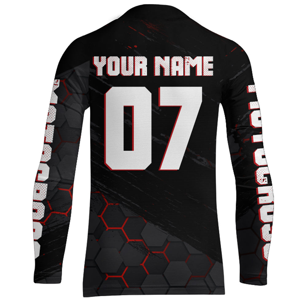 Motocross Jersey Upf30+ Custom Dirt Bike Jersey Mens Women Off-Road Jersey Adult&Kid| CTP47