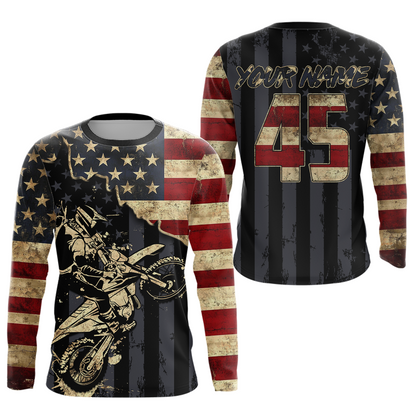 Adult & Kid Custom Motocross Jersey Dirt Bike Shirt Motorcycle Jersey Team Shirt MX Jersey| CTP104