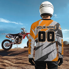 Load image into Gallery viewer, Custom ATV Riding Jersey Orange Quad Jersey Kid Adult ATV Racing Off-Road Shirts MX112