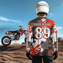 Load image into Gallery viewer, Camo ATV Racing Jersey Custom ATV Riding Shirt Quad Bike ATV Jersey for Kid Adult MX115