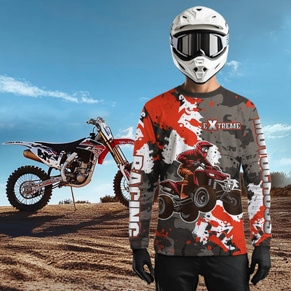Camo ATV Racing Jersey Custom ATV Riding Shirt Quad Bike ATV Jersey for Kid Adult MX115
