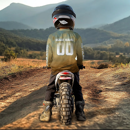 Wolf Motocross Jersey Custom Dirt bike Shirts Men Kid Women Motorcycle Riding Shirt XM398