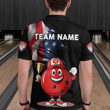 Load image into Gallery viewer, Custom Funny Bowling Jersey for Men Bowling Team Shirts Bowling Uniform Polo &amp; 1/4 Zip HNT159