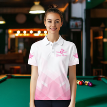 Load image into Gallery viewer, Custom Women 8 Ball Billiard Jersey Billiard Team Shirt Billiard League Polo &amp; 1/4 Zip NNT100