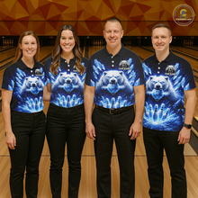 Load image into Gallery viewer, Custom Polar Beer Bowling Shirt for Women Ice Bowling Jersey Polo &amp; 1/4-Zip Bowling for Team QZT972