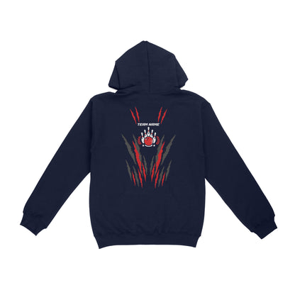 Flame Bowling Custom Name and Team Name Bowling Hoodie, Gift For Bowlers D02 NQS9900