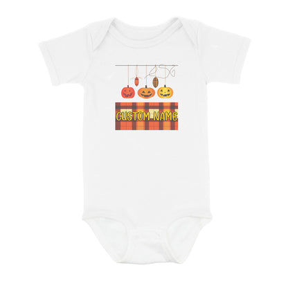 Cute Fishing Bobbers Custom Halloween Infant Fishing Shirts, Fall Fishing Newborn Baby Onesie IPHW7146
