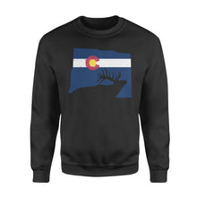 Load image into Gallery viewer, Colorado Elk Hunting, Colorado Elk Hunter, Elk Hunt, Elk Hunting Gift Essential Standard Crew Neck Sweatshirt - NQSD234