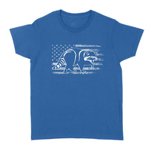 Load image into Gallery viewer, Coon hunting American flag, racoon hunter shirt NQSD241 - Standard Women's T-shirt
