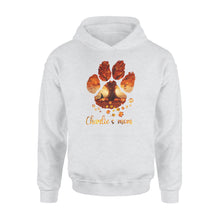 Load image into Gallery viewer, Custom dog's name dog paws mom autumn halloween personalized gift - Standard Hoodie