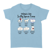 Load image into Gallery viewer, Things I Do In My Spare Time, Horse Gifts For Girls, Women, Gift for horse lovers D03 NQS2676 - Standard Women's T-shirt
