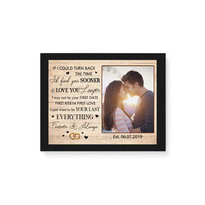 Personalized Custom Photo Canvas, I love you Forever & Always , Anniversary Gifts D05 NQS1257