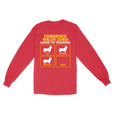 Load image into Gallery viewer, Pembroke Welsh Corgi Standard Long Sleeve | Funny Guide to Training dog - FSD2409D08