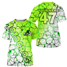 Load image into Gallery viewer, Motocross green neon custom MX jersey UPF30+ kid men women biker extreme dirt racing motorcycle PDT47