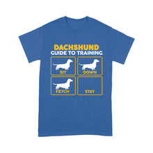 Load image into Gallery viewer, Dachshund Standard T-shirt | Funny Guide to Training dog - FSD2407D08