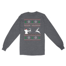 Load image into Gallery viewer, Merry Huntmas Deer hunting Christmas gifts | Long Sleeve - FSD3524 D02