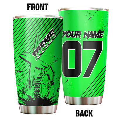 Personalized Motocross Tumbler Cup - Dirt Bike Off-Road Tumbler, Gift For Motorcycle Lover Drinkware CDT14